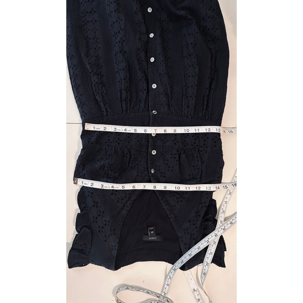 J. Crew Black Eyelet Midi Dress - Picture 8 of 16